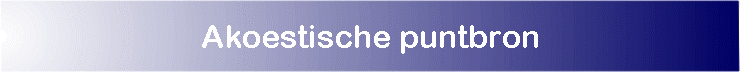 Akoestische puntbron