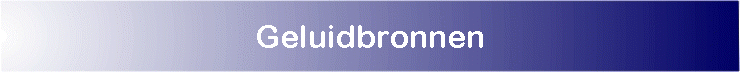 Geluidbronnen
