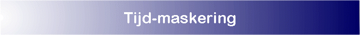 Tijd-maskering